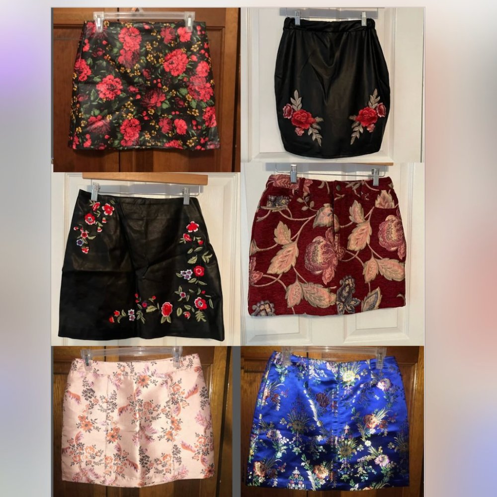 Floral mini skirt BUNDLE